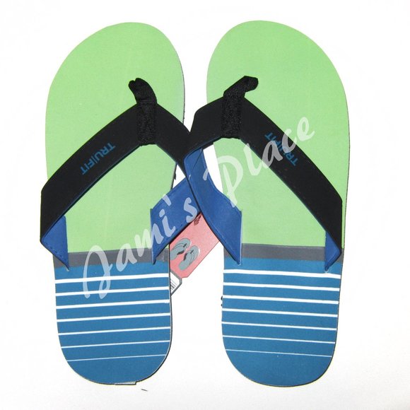 6 Pair Lot Men\'s Flip Flop Sandals Size 8 9 10 11 12 main image 6